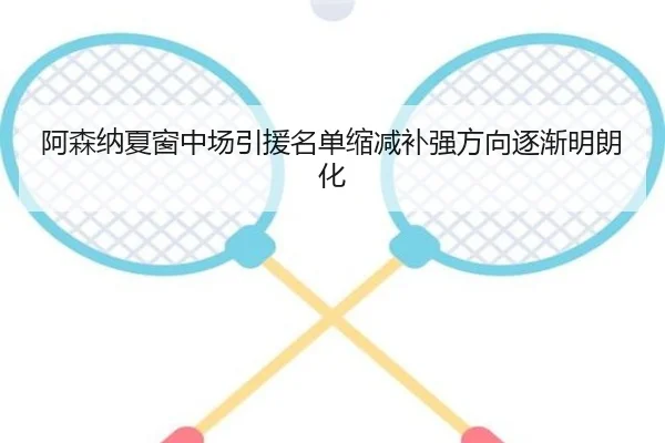 阿森纳夏窗中场引援名单缩减补强方向逐渐明朗化